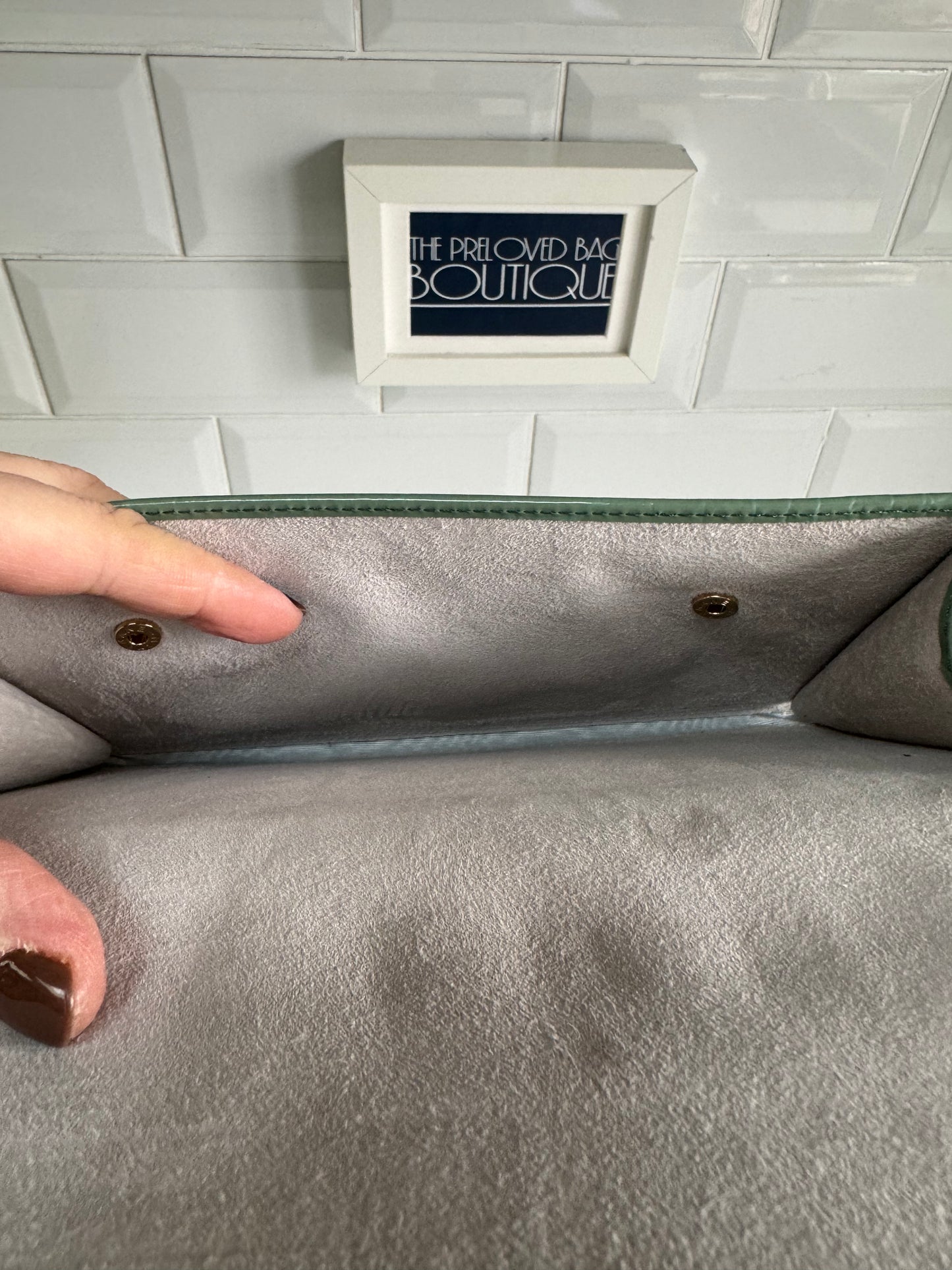 Aspinal of London Travel wallet & Card Holder - Green