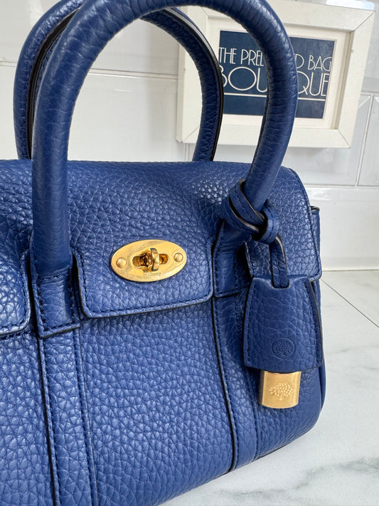 Mulberry Mini Bayswater - Pigment Blue