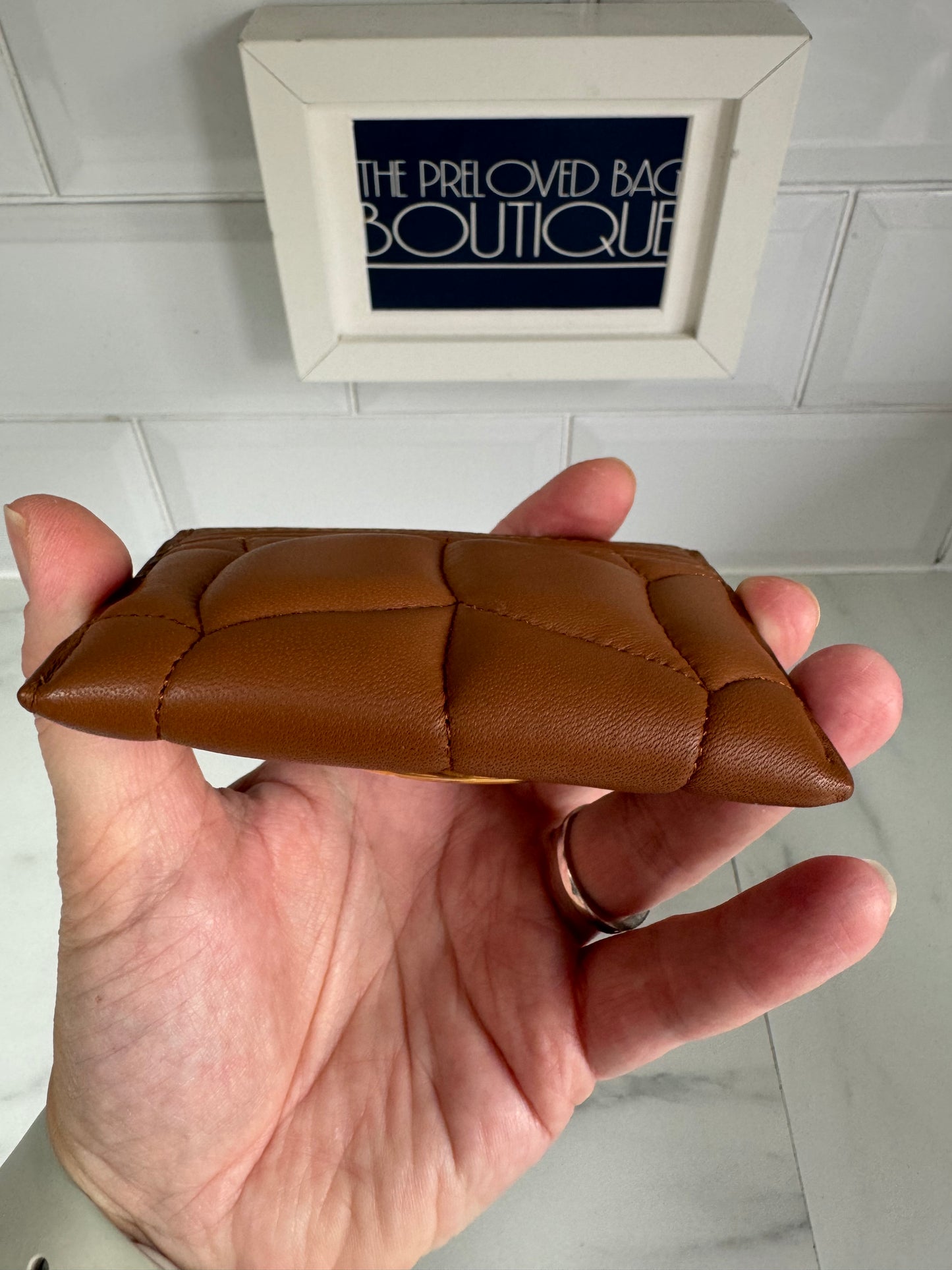 Mulberry Softie Card Holder - Tobacco