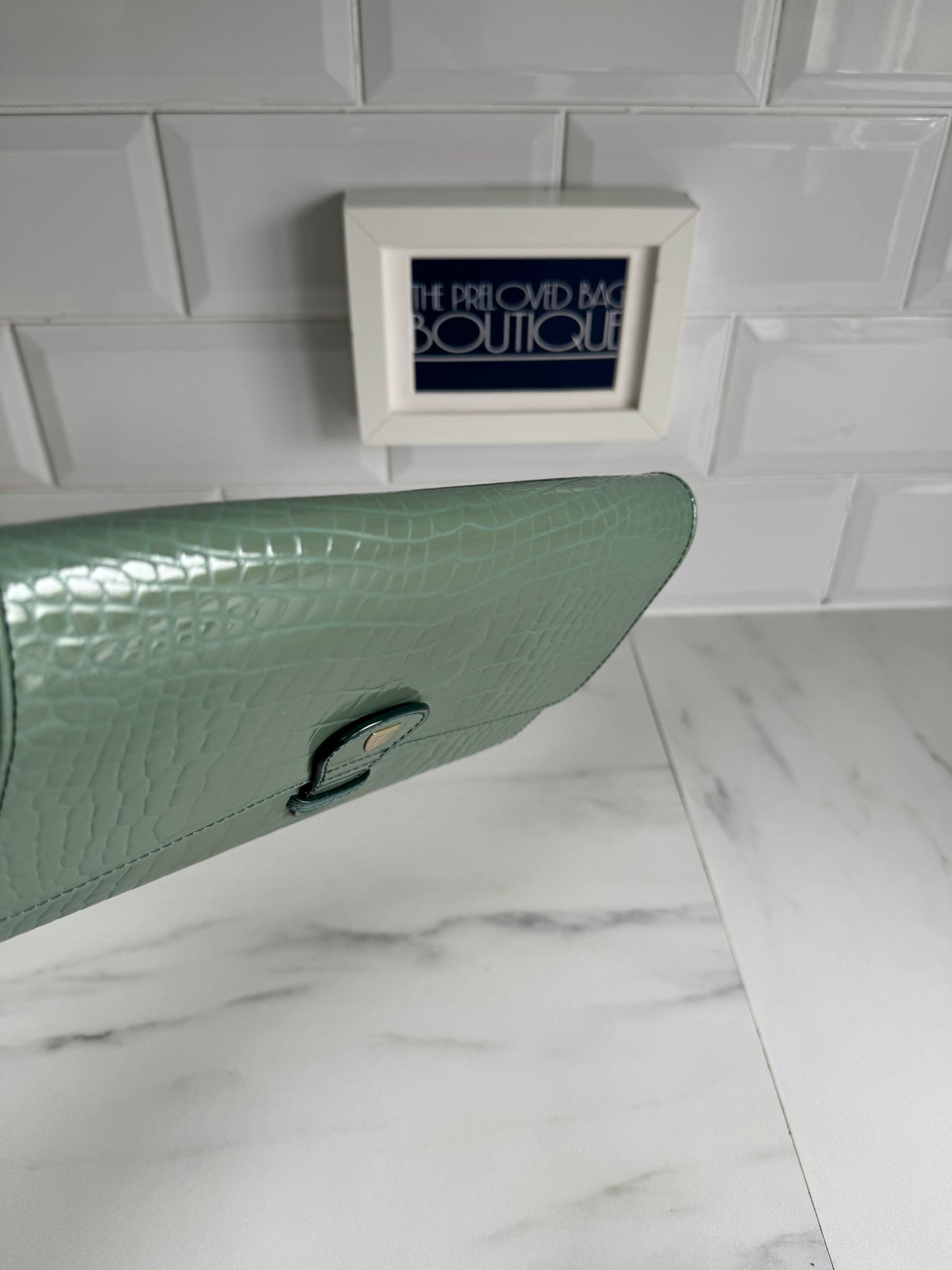 Aspinal of London Travel wallet & Card Holder - Green