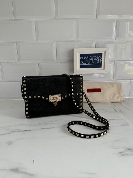 Valentino Garavani Rockstud Medium Bag - Black