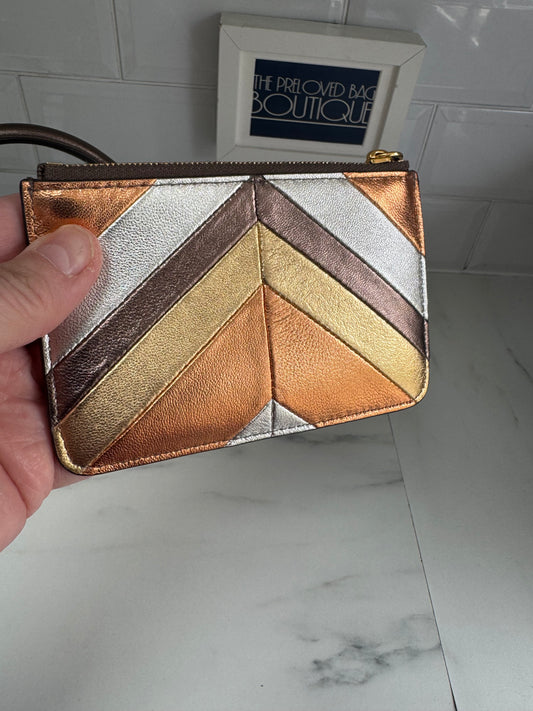 Mulberry Metallic Coin Purse - Gold, Bronze and Silver