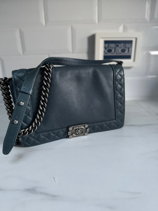 Chanel Boy Reverso Flap - Petrol