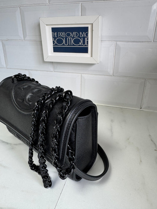 Tory Burch Fleming Shoulder Bag - Black