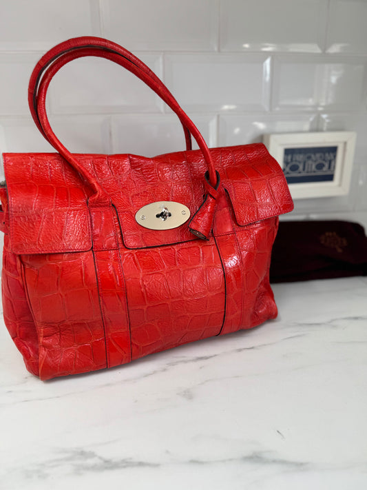 Mulberry Bayswater - Tomato Red Patent