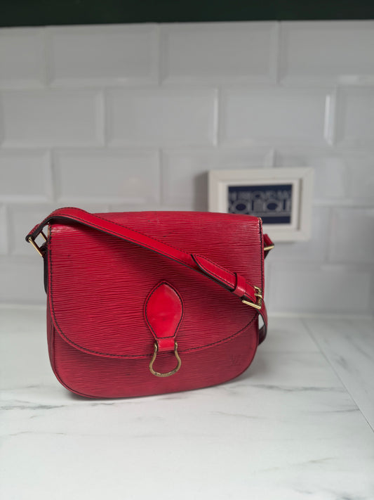 Louis Vutton Vintage St Cloud - Red Epi Leather