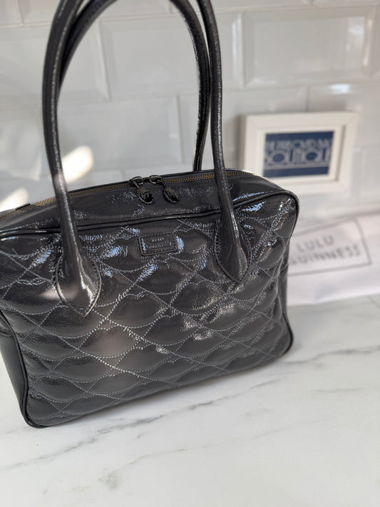 Lulu Guinness “Lips” Jenny Tote - Grey