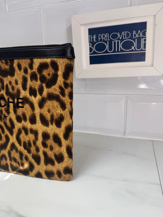 Saint Laurent Rive Gauche Wristlet Pouch - Animal Print