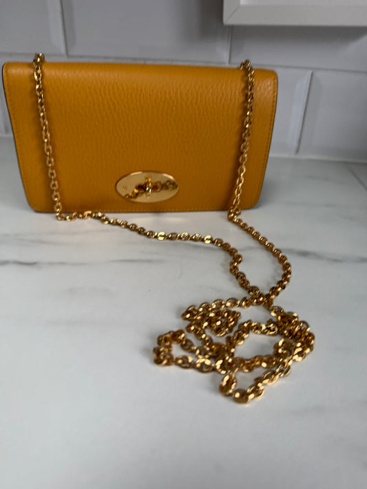 Mulberry Bayswater Clutch - Double Yellow