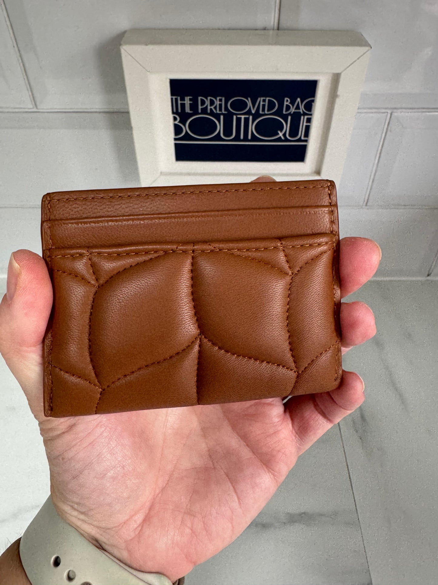 Mulberry Softie Card Holder - Tobacco