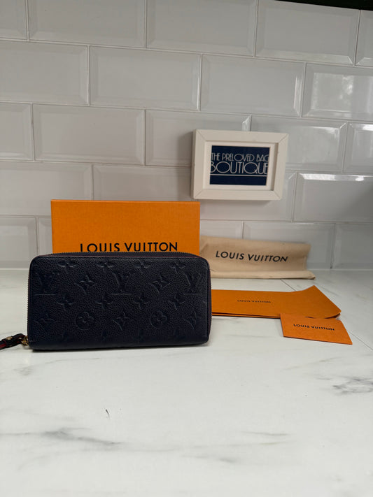 Louis Vuitton Clemence Wallet - Navy
