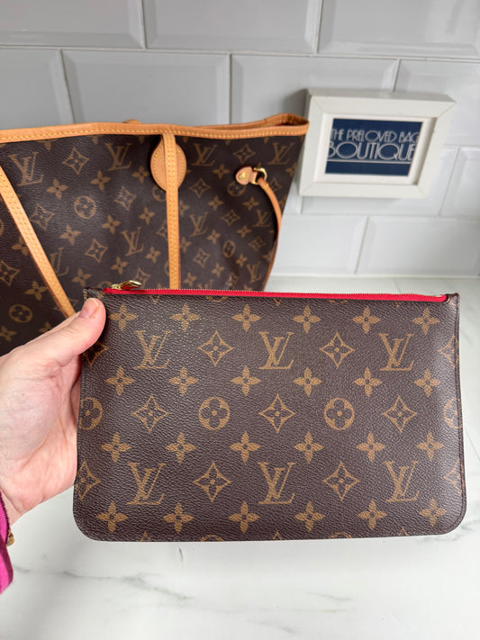 Louis Vuitton Neverfull Pouch - Monogram Cerises ***POUCH ONLY***