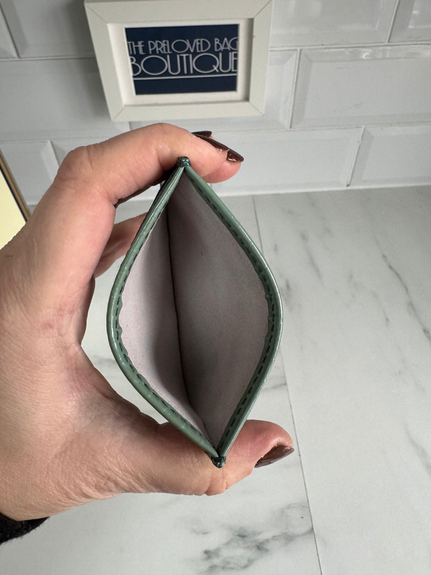 Aspinal of London Travel wallet & Card Holder - Green