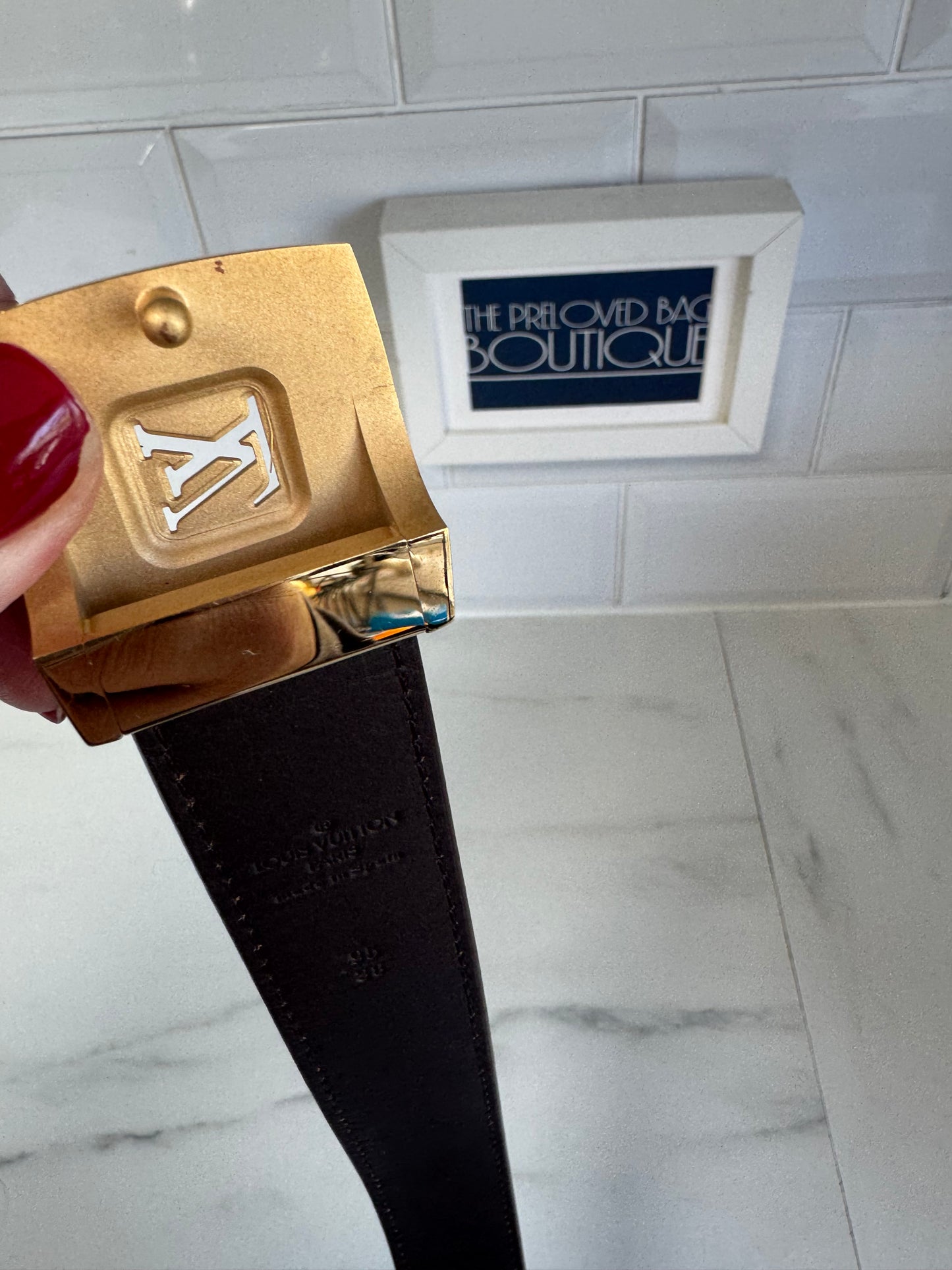 Louis Vuitton Reversible Belt - Brown Monogram