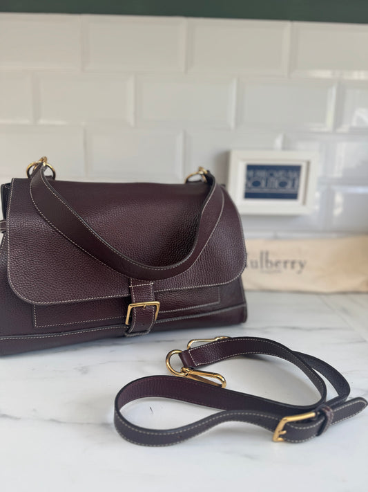 Mulberry Chilton Satchel - Oxblood