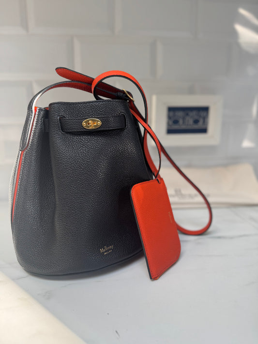 Mulberry Abbey Bag - Black and Orange