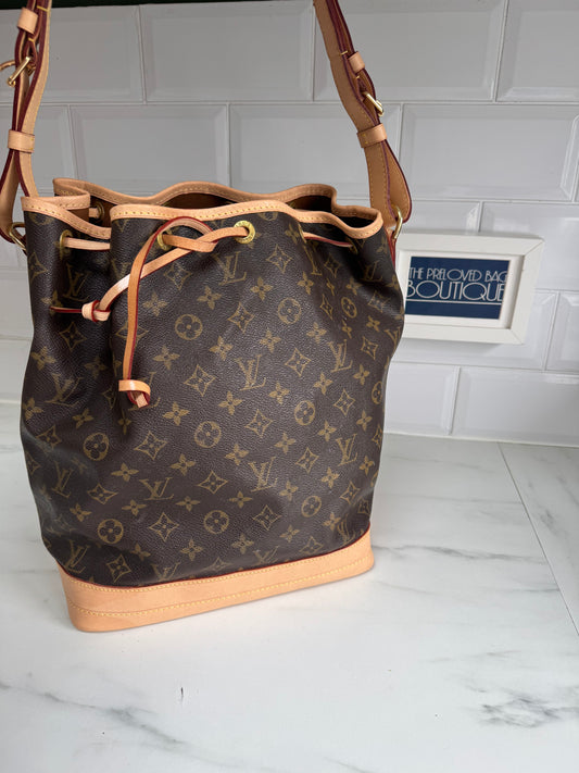 Louis Vuitton GM Noe Bucket Bag - Brown Monogram