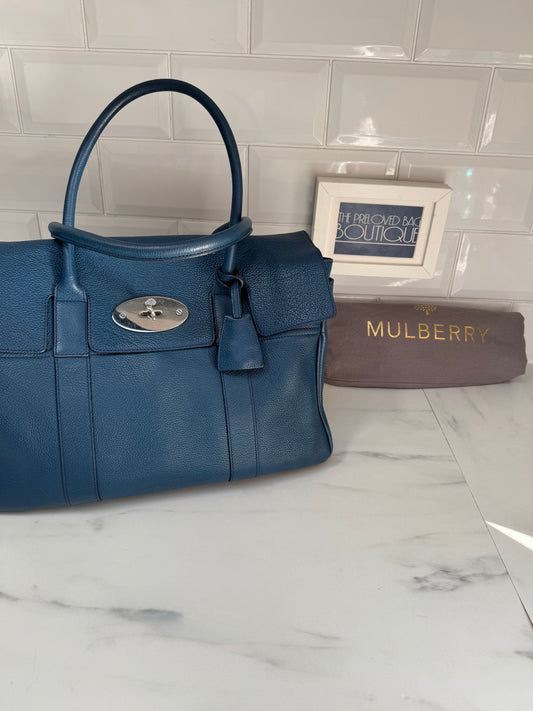 Mulberry Heritage Bayswater & Liner - Dark Blue