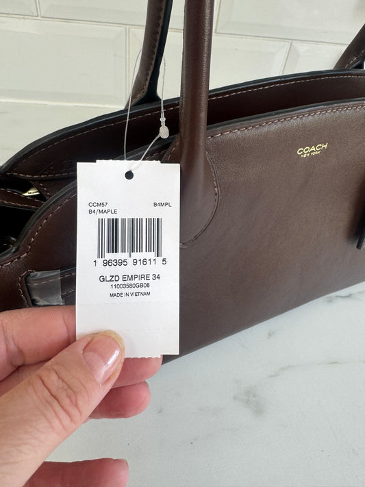 Coach Empire Carryall 34- Chocolate Brown