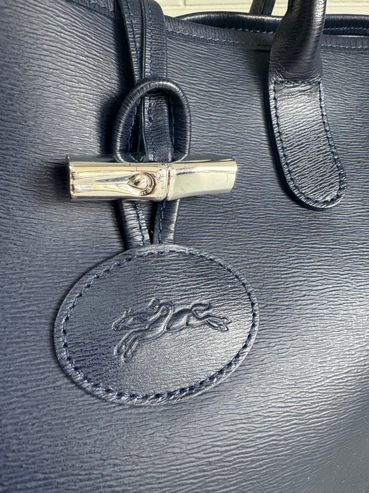 Longchamp Le Roseau Tote - Navy