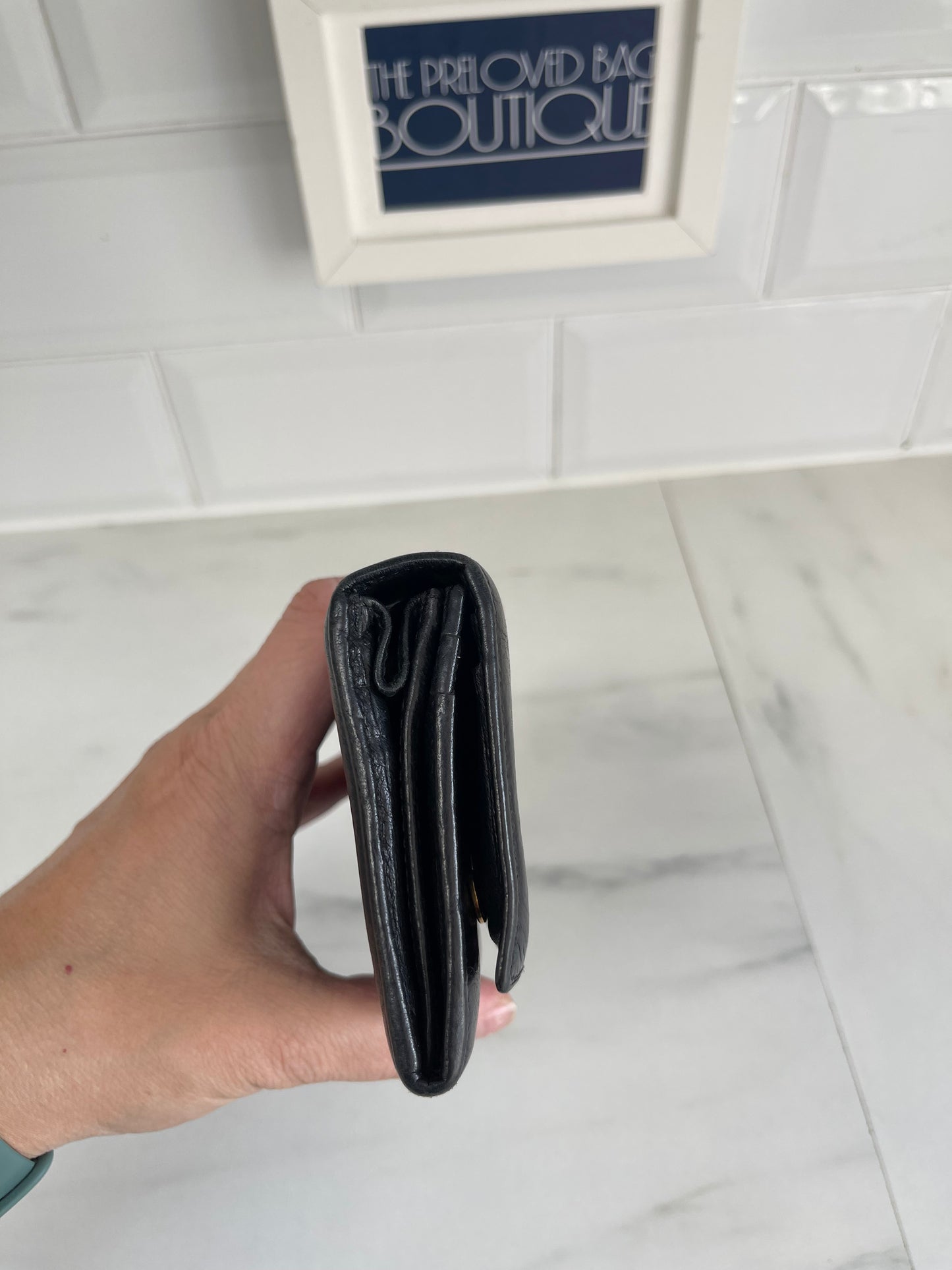 Mulberry Continental Plaque Wallet - Black