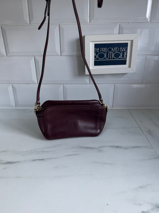 Mulberry Blossom Pochette - Oxblood