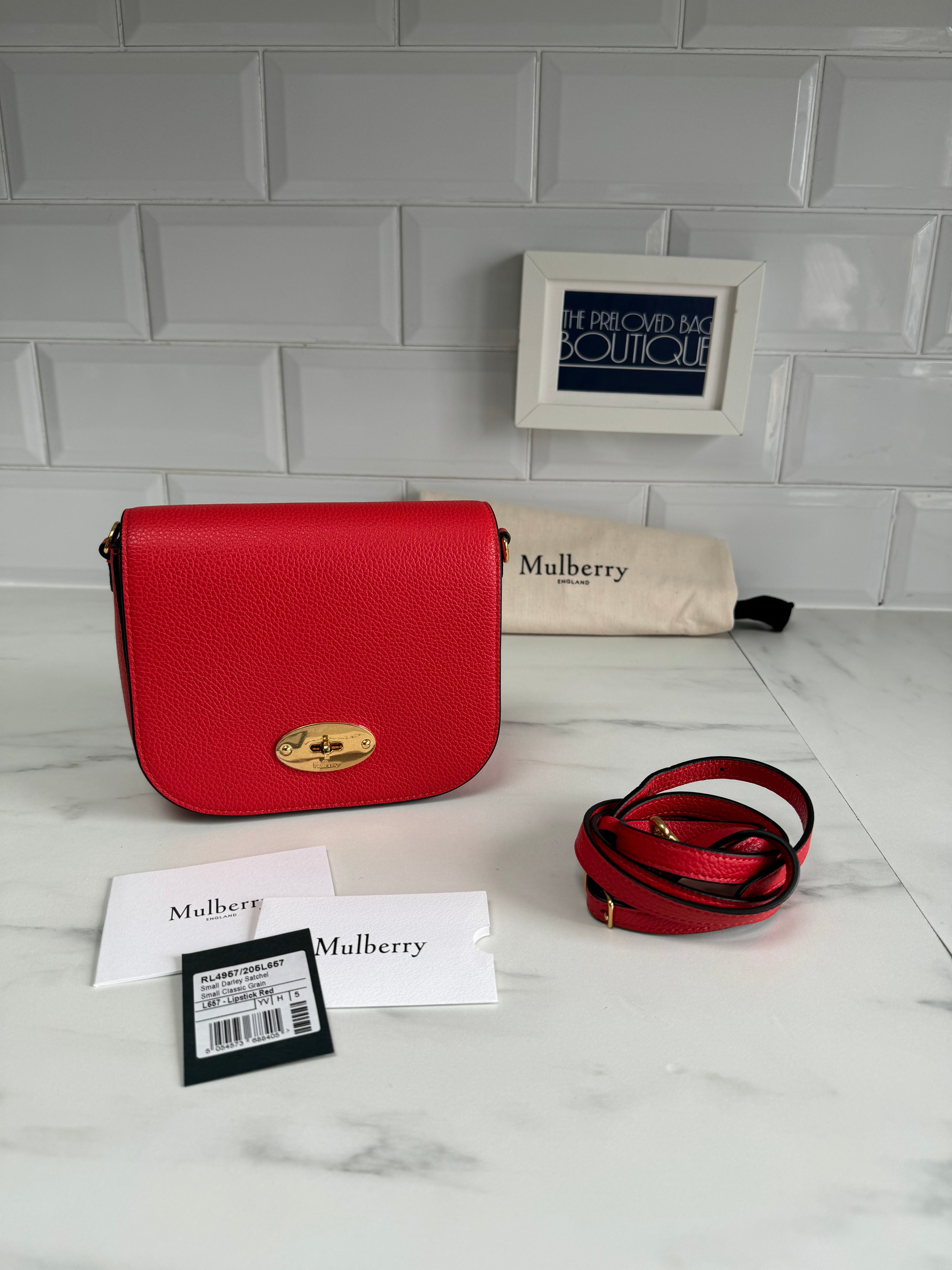 Red darley satchel Clearance
