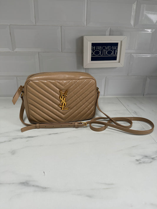 Saint Laurent (YSL) Lou Camera Bag - Toffee