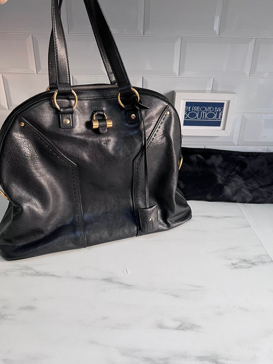 YSL ‘Y’ Muse Tote - Black