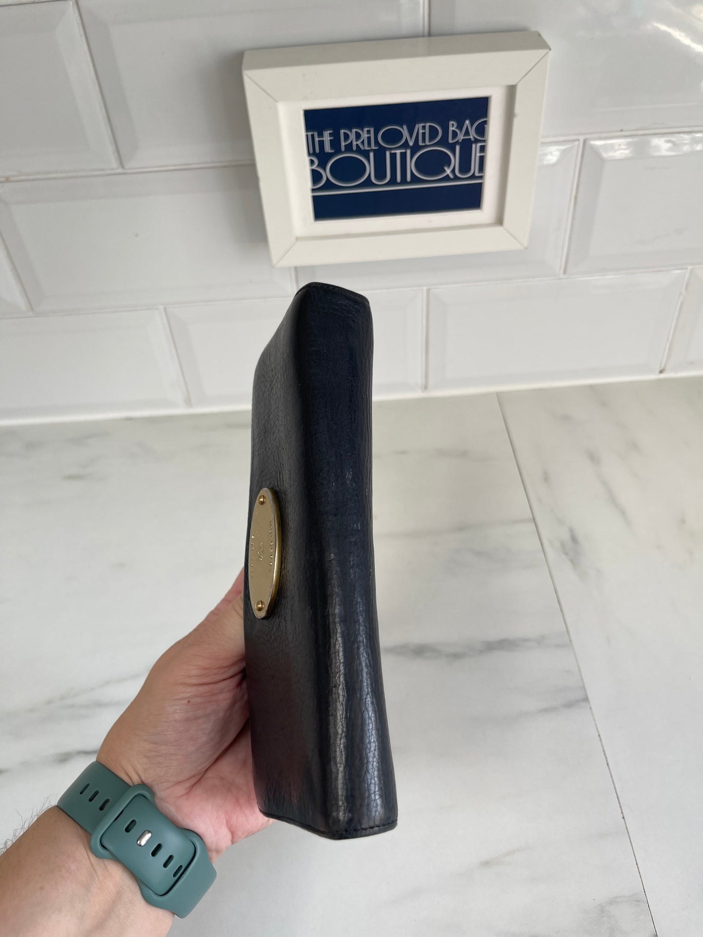 Mulberry Continental Plaque Wallet - Black