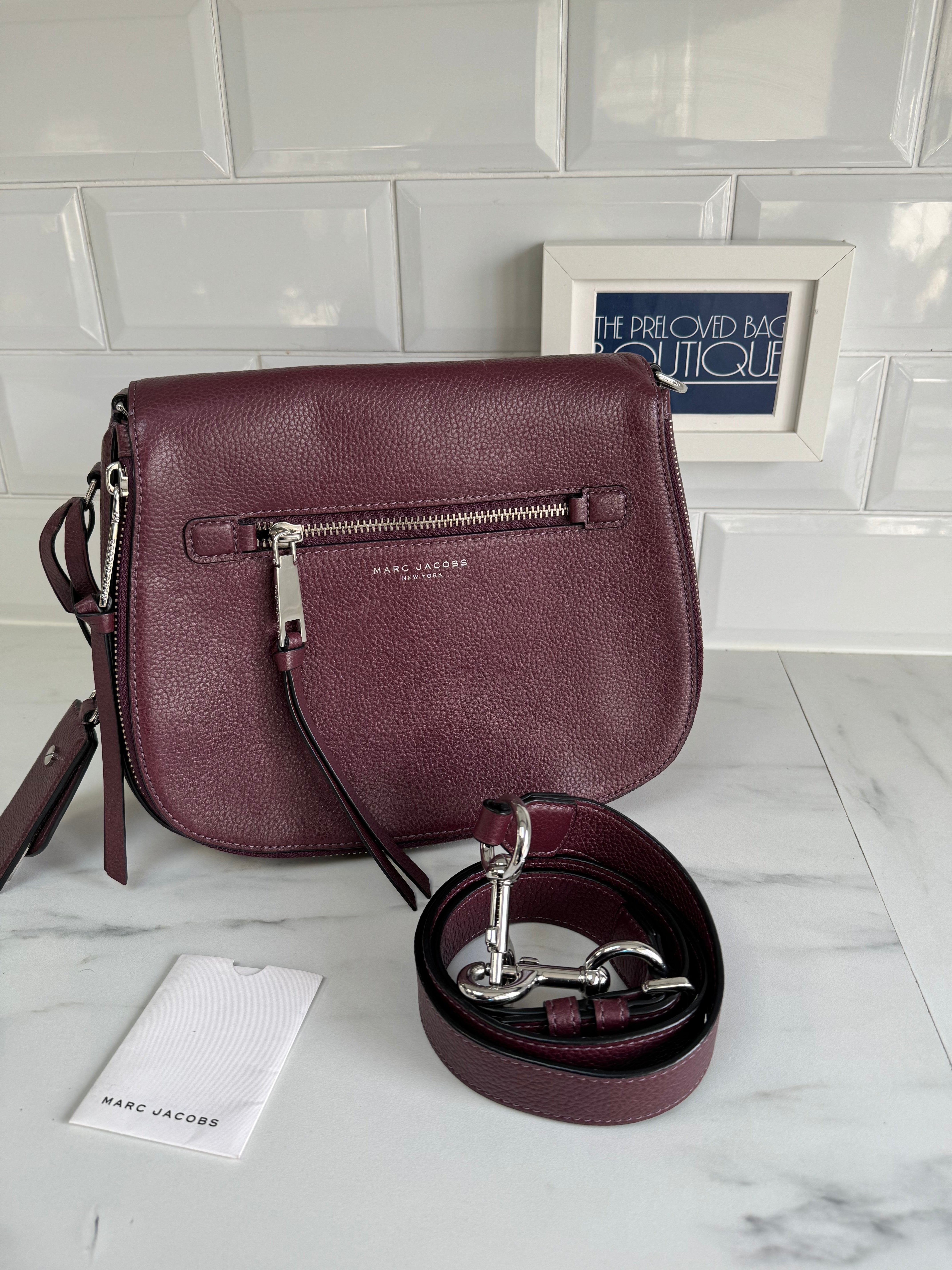 Marc jacobs recruit nomad best sale small leather saddle bag