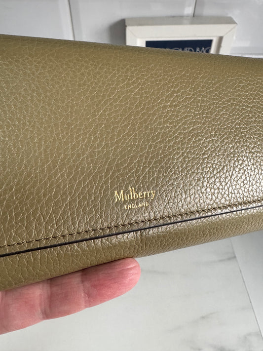 Mulberry Continental Wallet - Summer Khaki