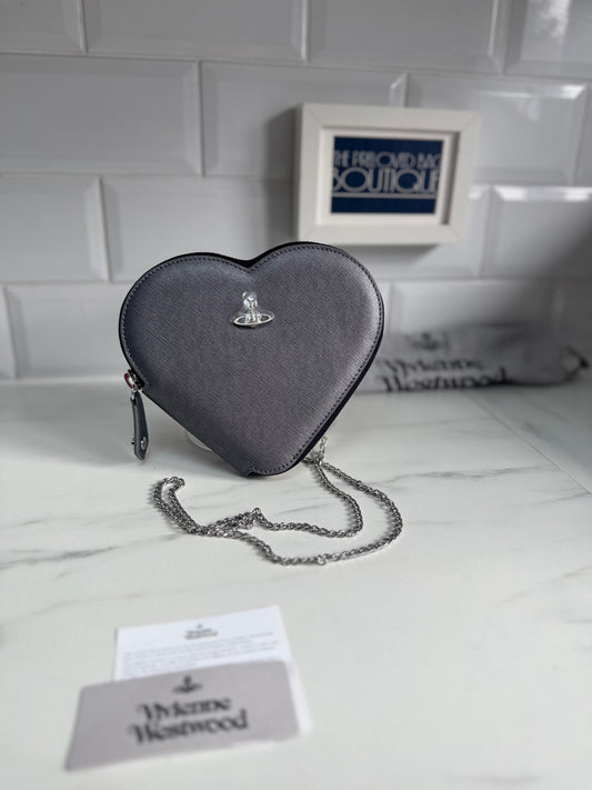Vivienne Westwood Heart Bag - Anthracite Grey