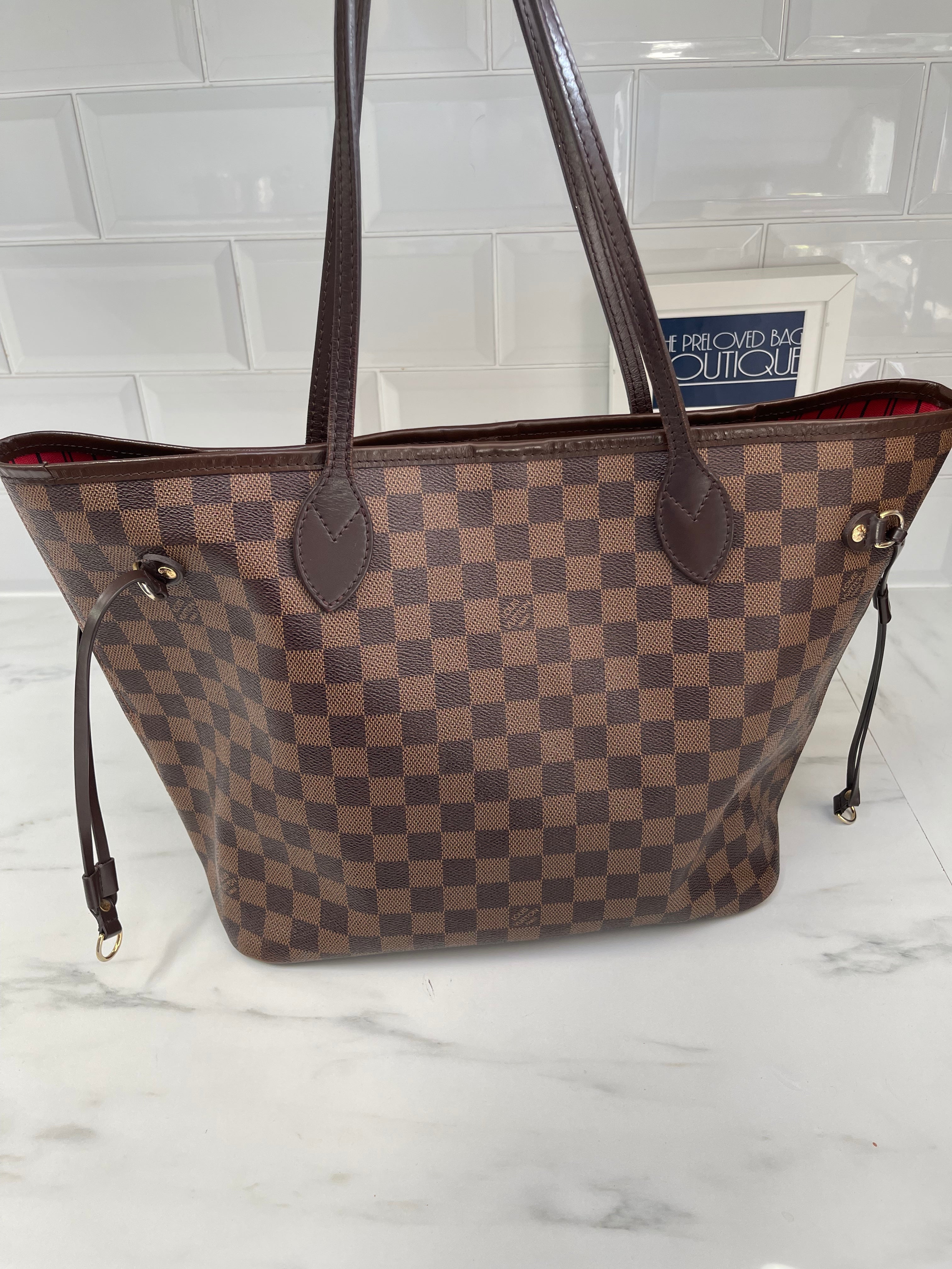 Louis Vuitton Neverfull MM in Damier Ebene Canvas with Pouch - Bags from  David Mellor Family Jewellers UK