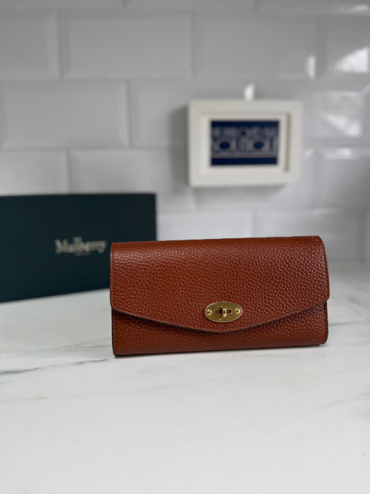 Mulberry Long Darley Wallet - Oak