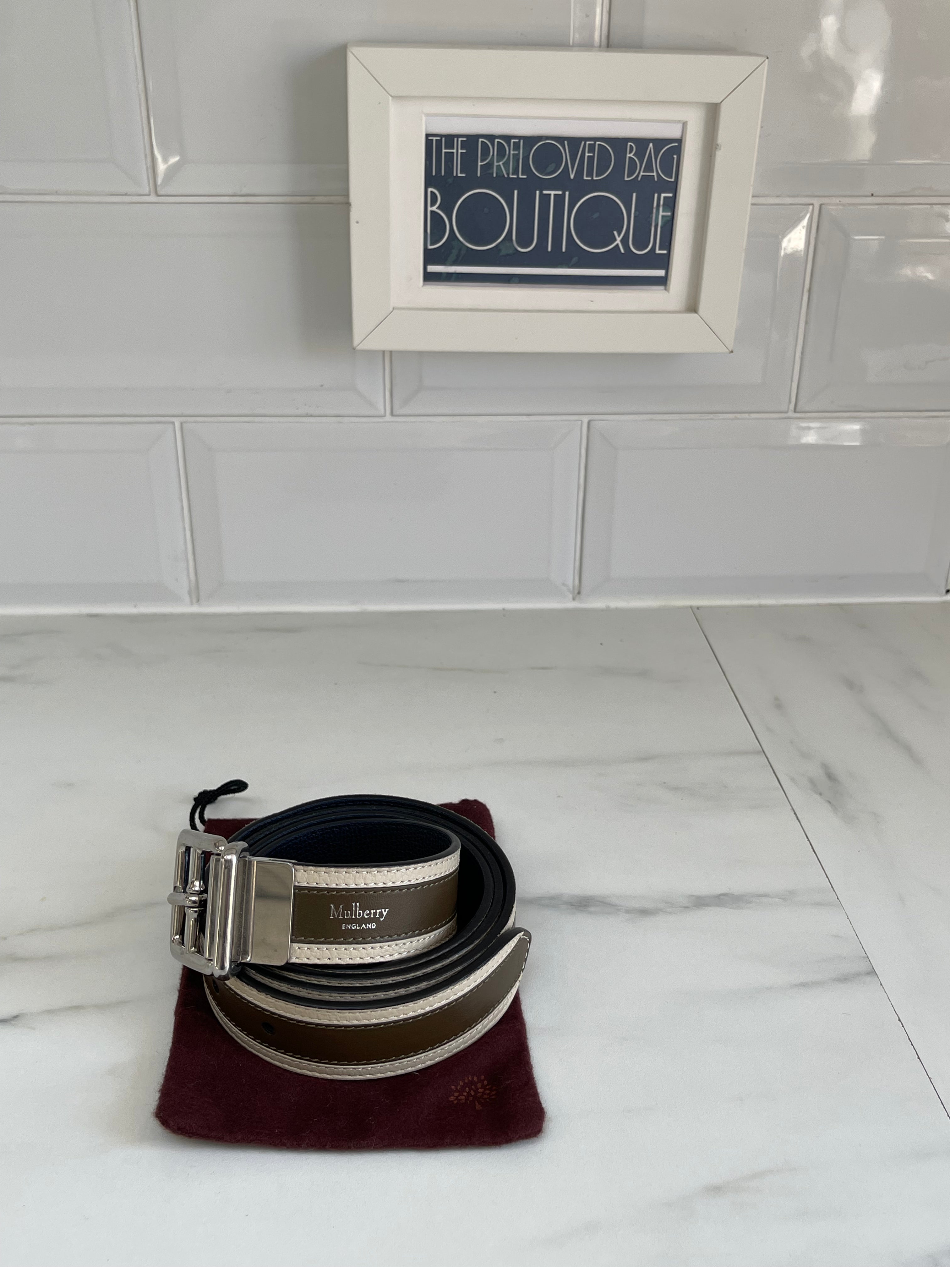 Mulberry sales leather belt