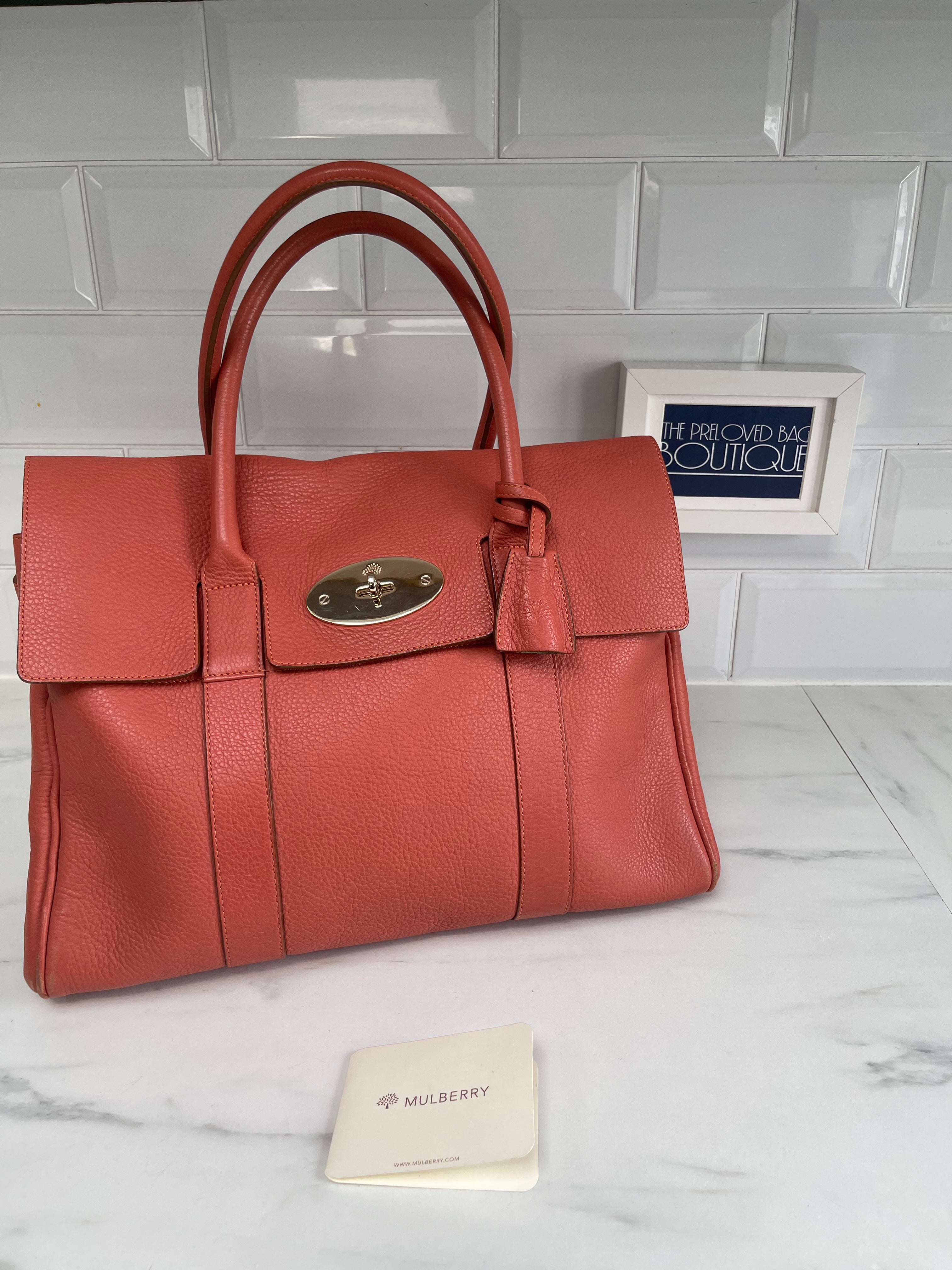 Mulberry bayswater orange sales