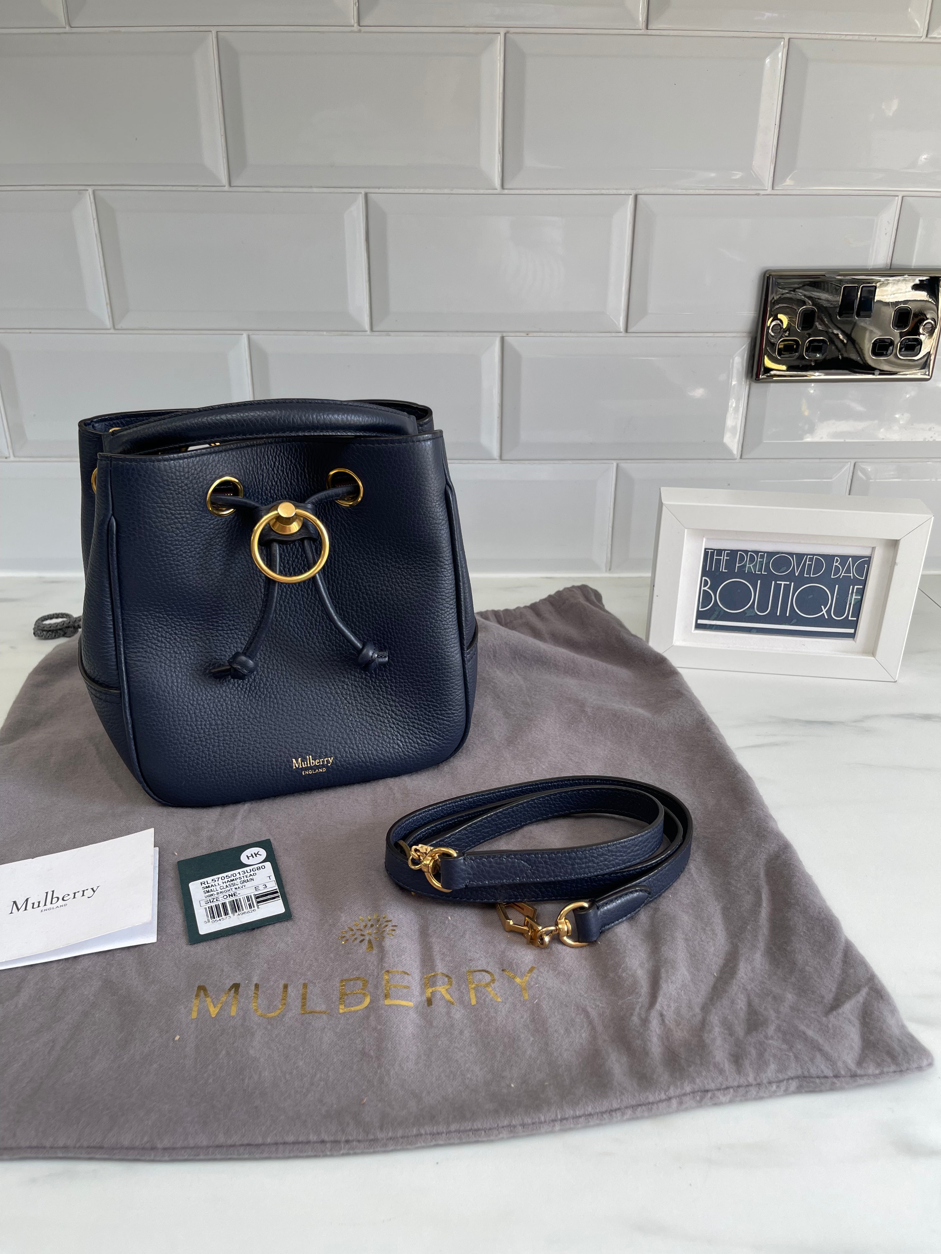 Navy best sale mulberry handbag