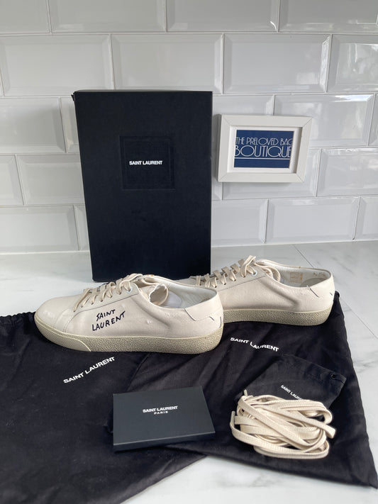 Saint Laurent Trainers - Cream