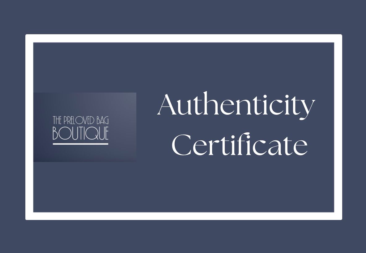 Authenticity Certificate