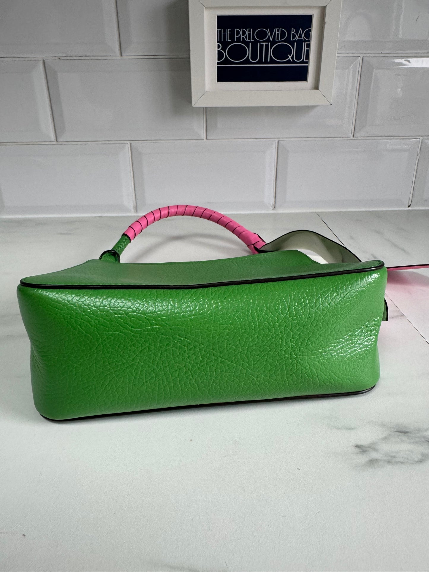 Kate Spade Dolly Small Sweet Pea Shoulder Bag - Green & Pink