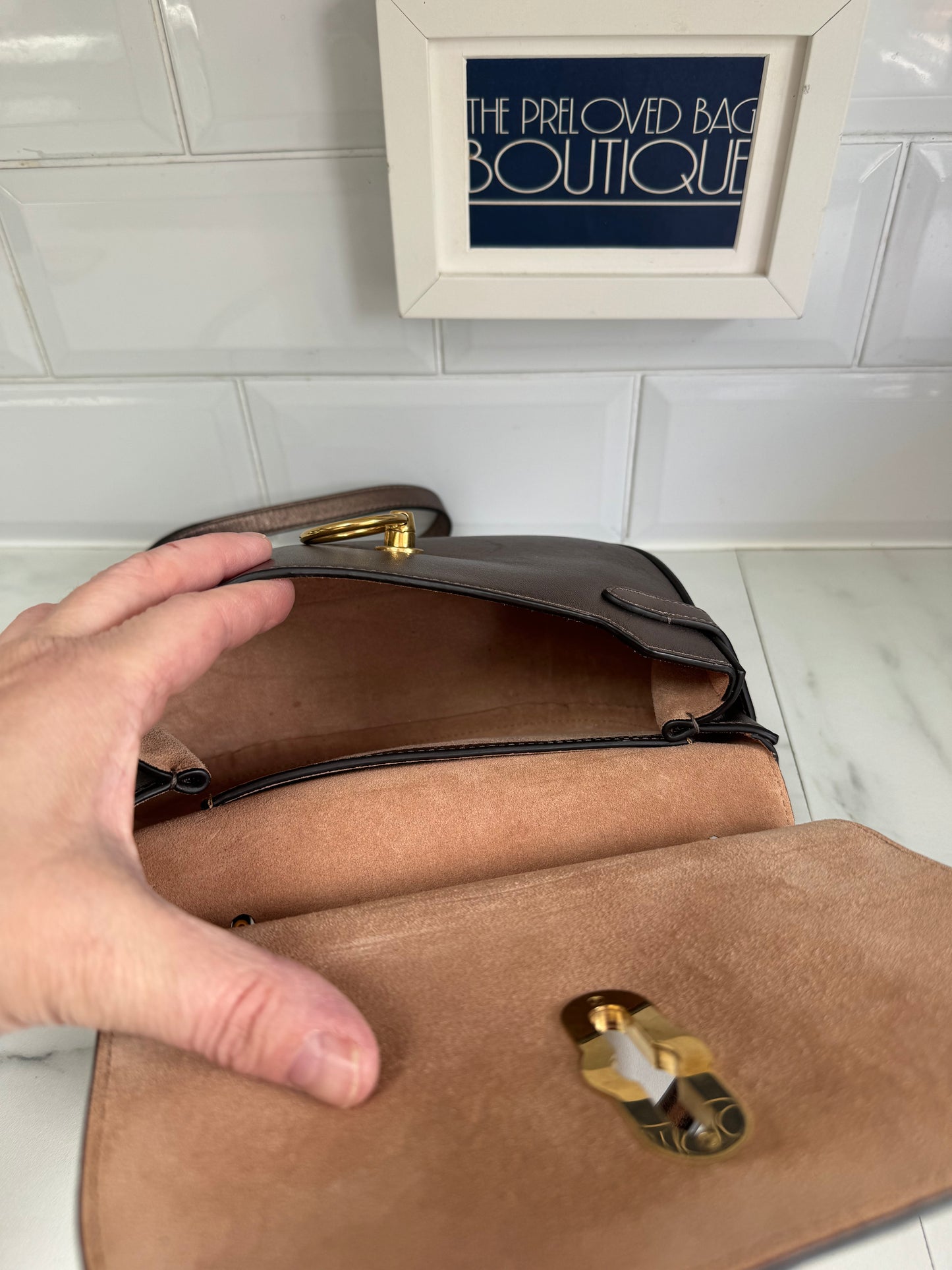Mulberry Small Metallic Amberley - Gold, Bronze, Silver  (Bag and Coin Purse)