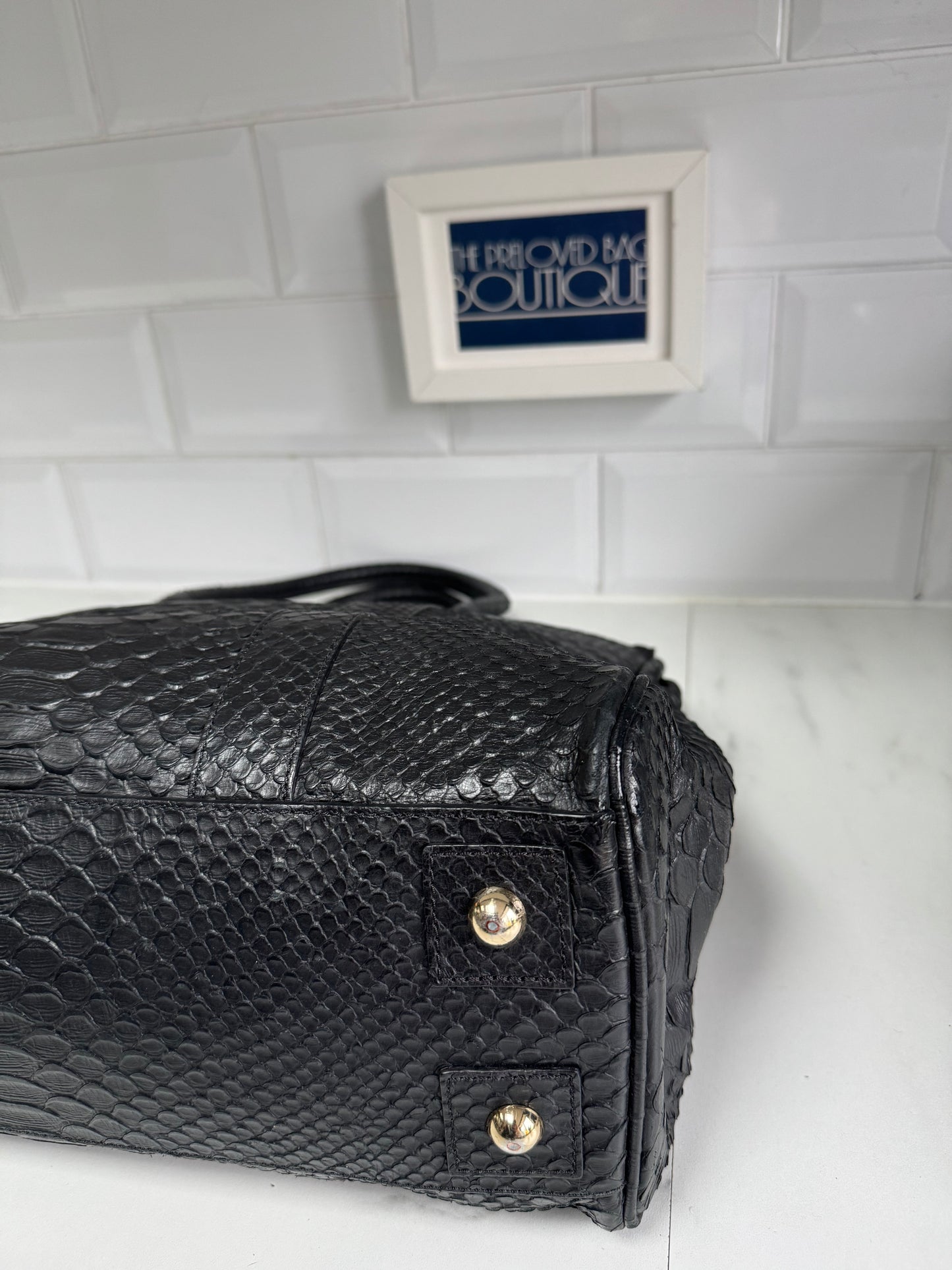 Mulberry Silky Snake Bayswater - Black