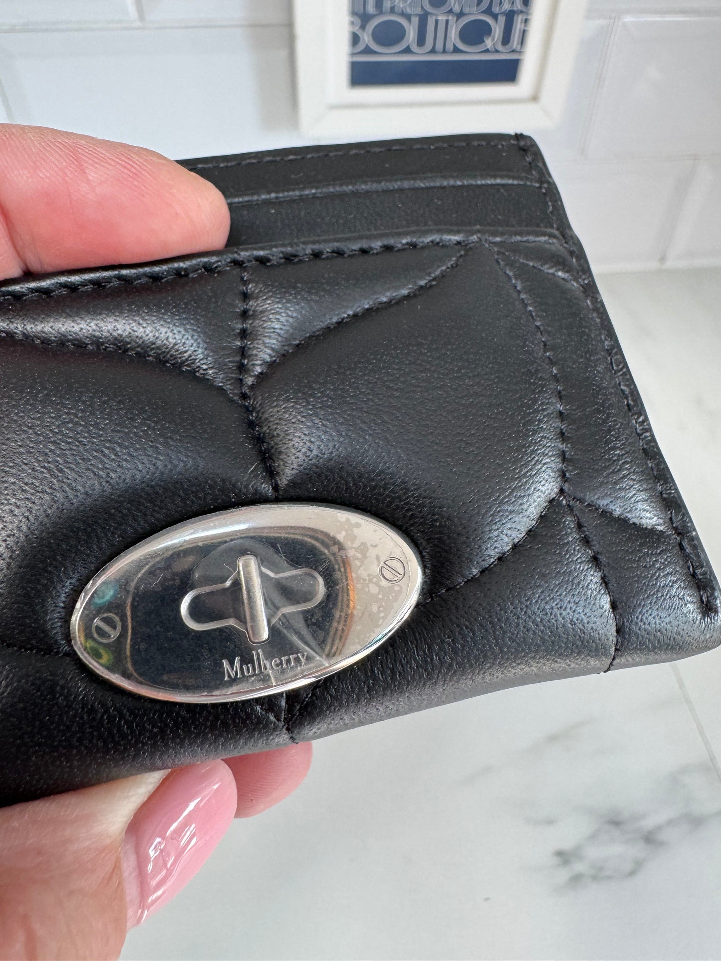 Mulberry Softie Card Holder - Black
