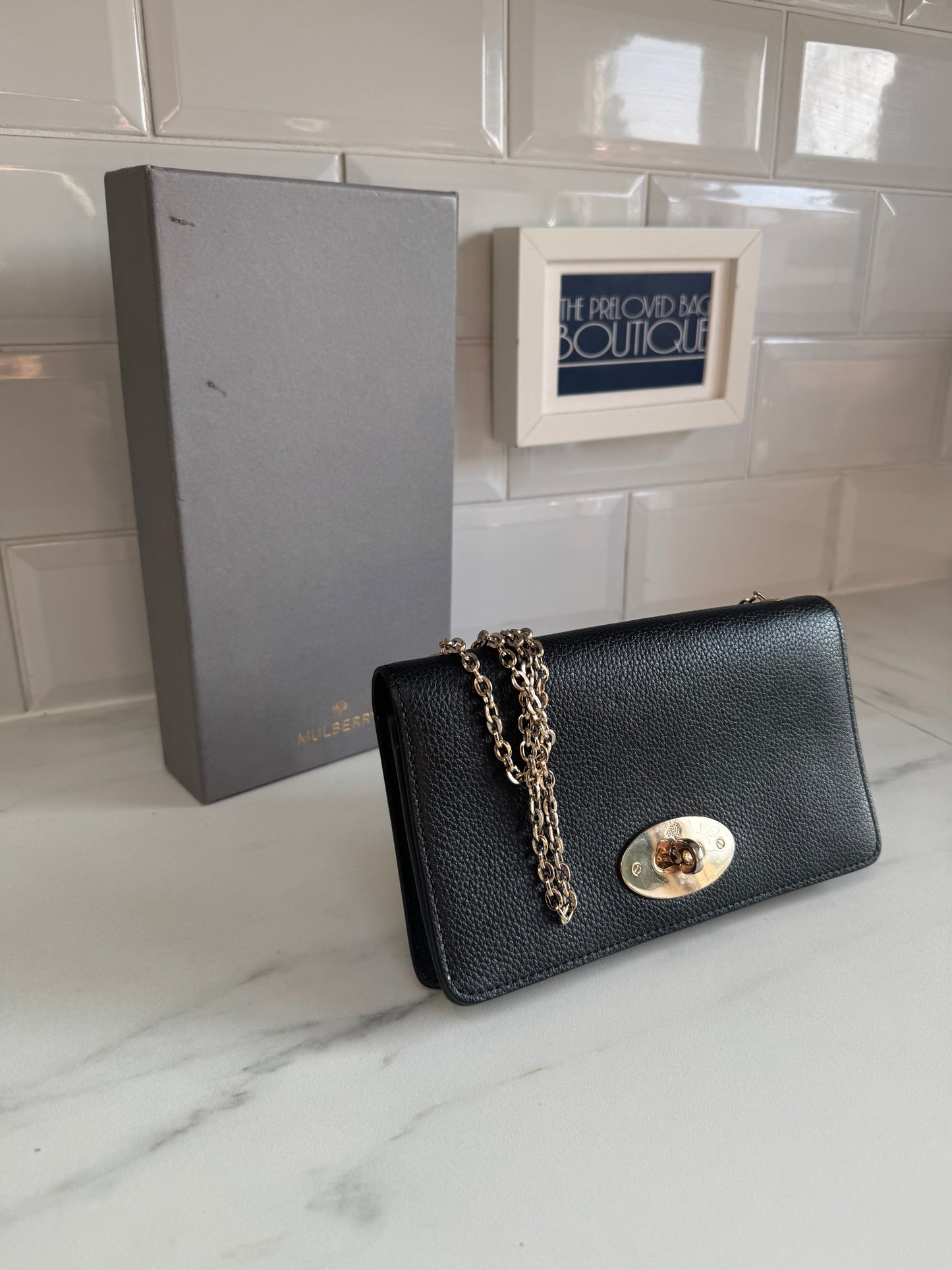 Mulberry Bayswater Clutch - Black