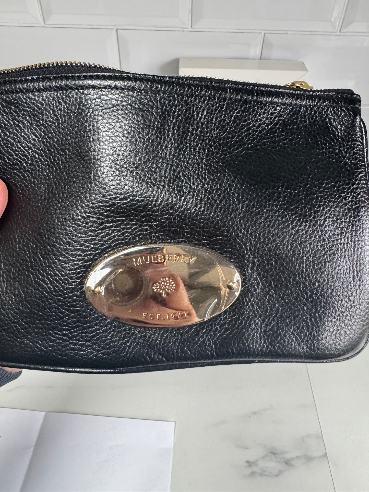 Mulberry Mitzy Zipped Pouch - Black