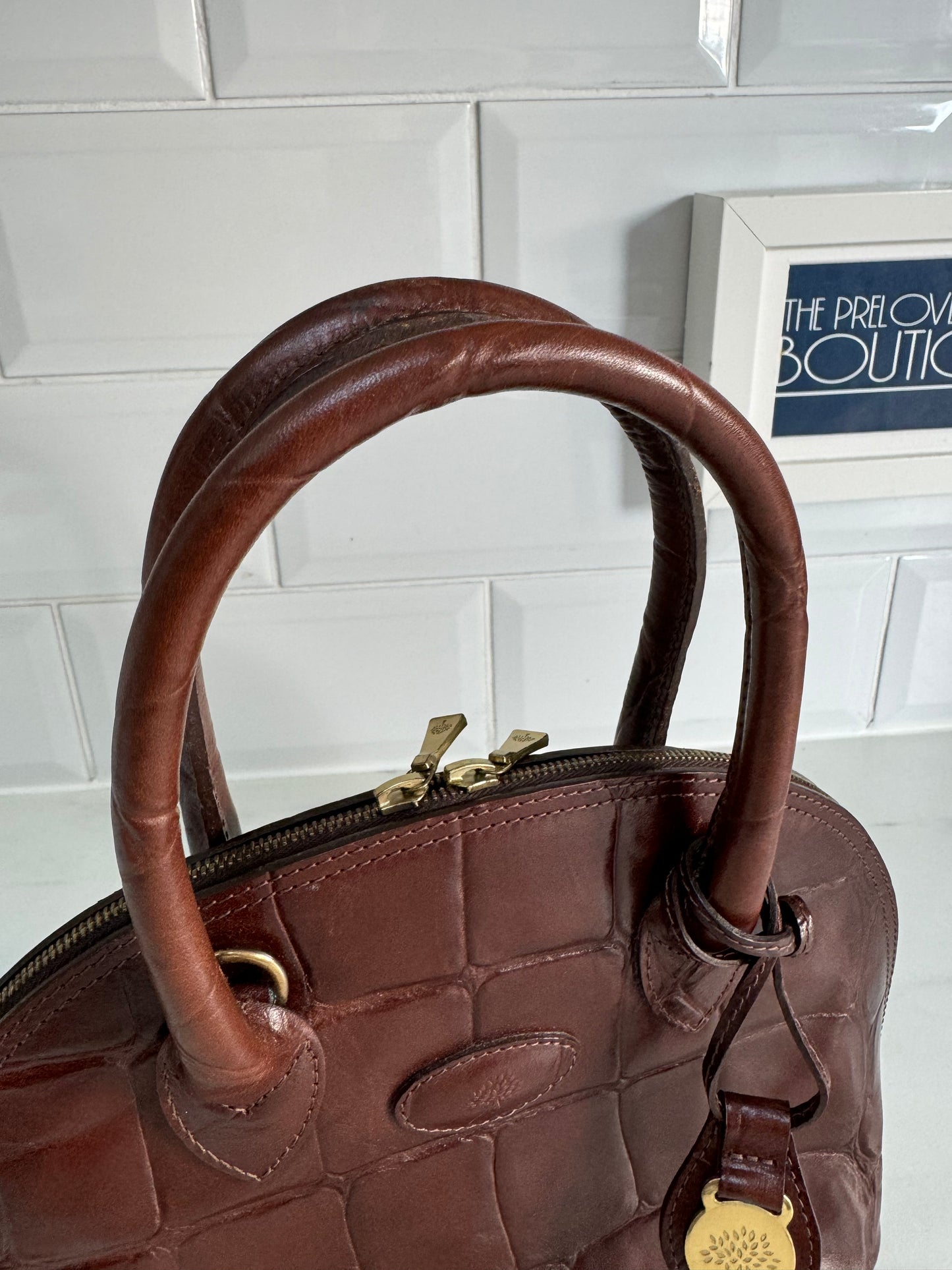 Mulberry Vintage Edbury - Chocolate Brown