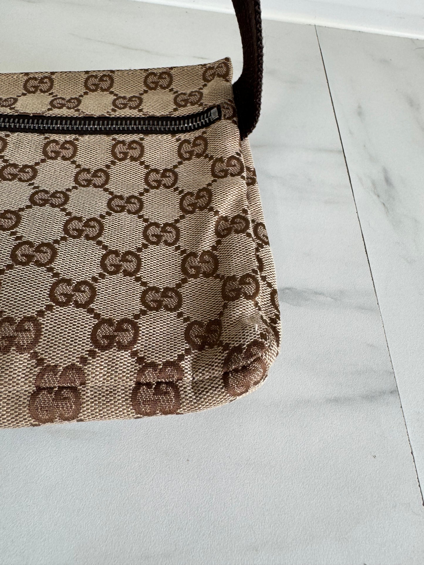 Gucci Waist/Belt Bag - Brown Monogram