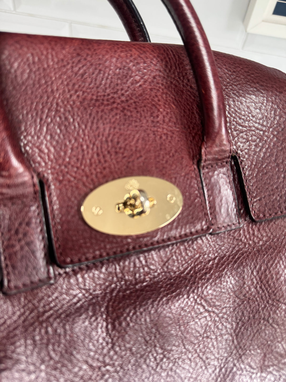 Mulberry “Limited Edition” Mini Cara Delevigne Backpack - Oxblood NVT