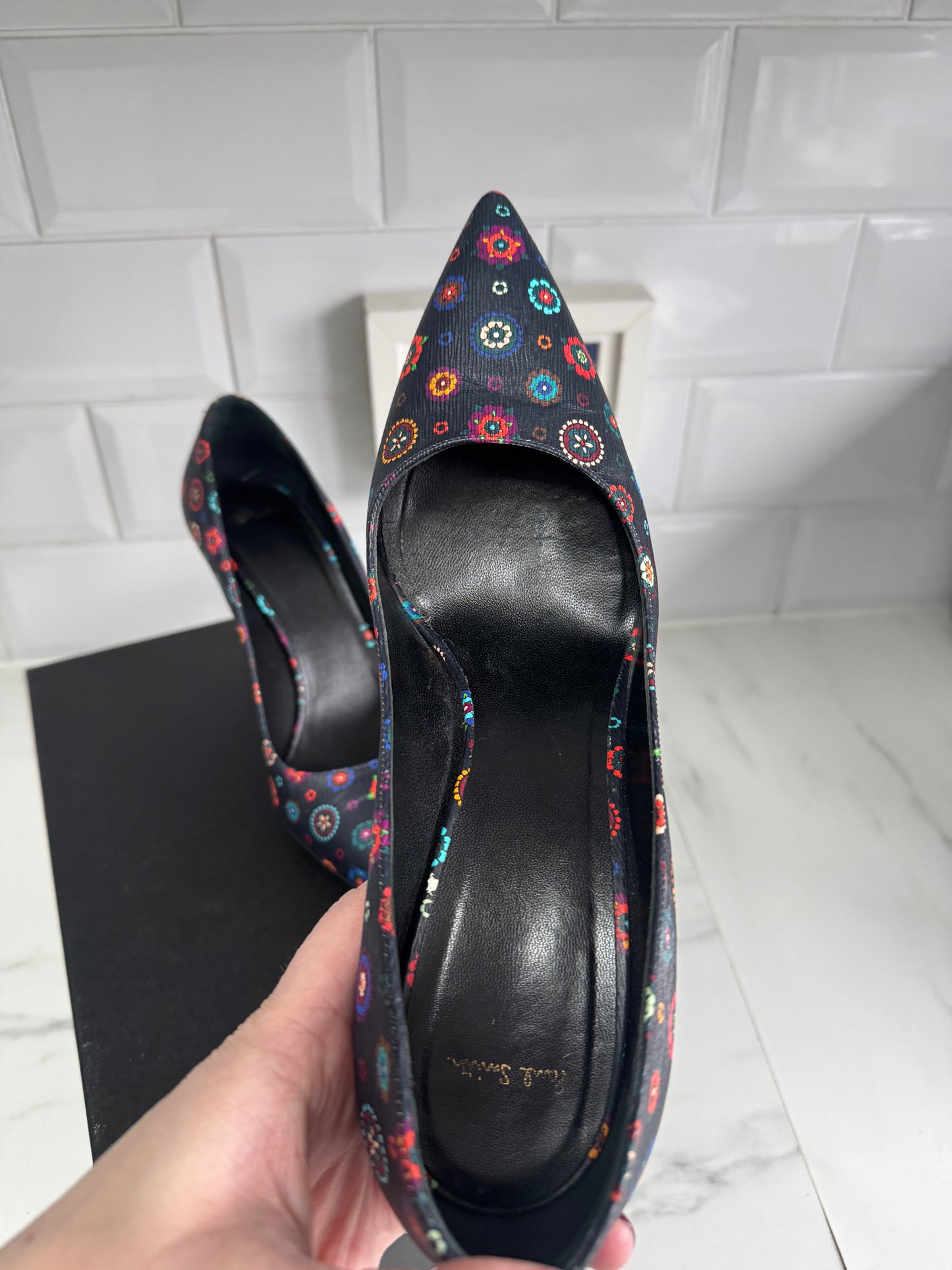 Paul Smith Patterned Heels - Blue, Red, Green, white